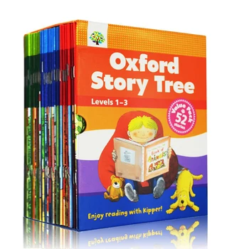 1 Komplekt 52 Raamatuid 1-3 Taseme Oxford Lugu Puu Beebi Inglise Lugemine Pildiraamat Lugu Lasteaed Haridus Mänguasjad Lastele