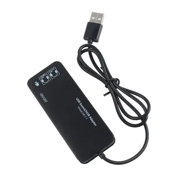 3 Port USB2.0 Hub Välist USB-helikaarti, Ükski Väline Juhi Stereo helikaart Müra Tühistamine Peakomplekti Adapter Sülearvuti