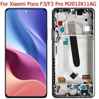 Algne Jaoks Xiaomi Poco F3 Pro LCD Ekraan Koos Raami 6.67
