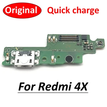 Algne Uus Xiaomi Redmi 4X Laadimine USB-Pordi Laadija Dock Connector Flex Kaabel Redmi 4X placa de carga dokk flex atacado