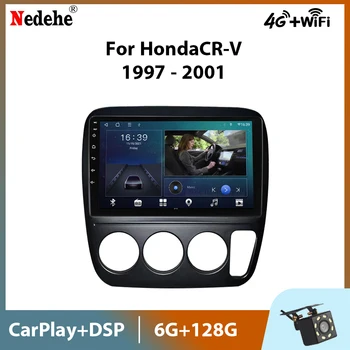 Autoraadio Stereo Honda CR-V CRV 1995 1996 1997 1998 1999 2000 2001 Multimeedia Video Mängija Android Auto GPS-i 2 Din IPS Ekraan