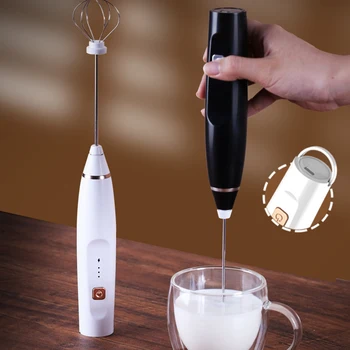 Elektrilised Piima Vahustaja USB Laetav Mini Kohvi Blender Mikser Muna Klopi Vaht Tegija Cappuccino Piima Vaht Segisti Köök Tööriistad