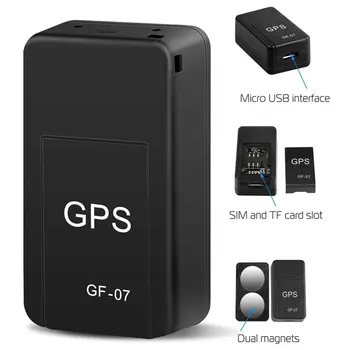 GF-07 Magnet Auto Tracker GPS-Positioner reaalajas Jälgimise Magnet Adsorptsiooni Mini SIM-Lokaator Lisab Sõnum Lemmikloomad Anti-kadunud
