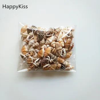 HappyKiss 0.9-1.5 cm, 100tk/palju Looduslikke conch kestad mini conch mais kruvi seina kaunistamiseks DIY akvaariumi maastiku merekarpe