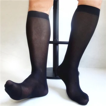 Härrad Siidist Sokid Õhuke Õhuke Seksikas Softy Tõsta Meeste Ametliku Kleit Siidist Sokid Gay Mees Seksikas Siidist Sokid Brändi Sokid