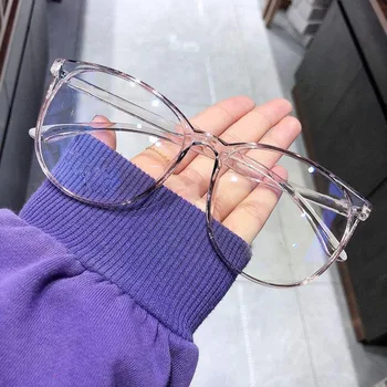 Kvaliteetne kassi silmade frame prillid Lühinägevus Prillid Naised Mehed Lühinägelik Prillid Anti sinine valgus Klaasi Diopter Miinus -1.0