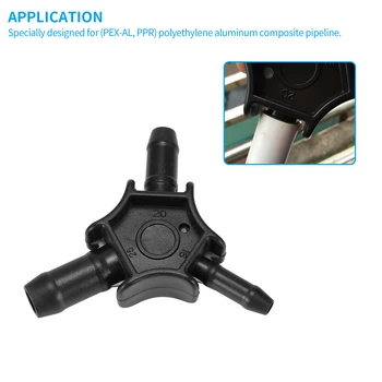Must PEX-AL-Pex Toru Reamer Lõikur Praktiline Vahend 16mm 20mm 25mm Torustiku Usaldusväärne Ja Stabiilne