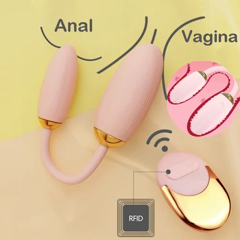 Naine Masturbators Vibraatorid Hüpata Muna Pooleks Peaga Vibraator Massager Anal Plug Mänguasjad Täiskasvanutele Sex Machine Juguetes Sexuales