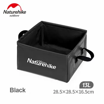 Naturehike NH19SJ007 13L Portable Folding Kopp Kokkupandav Square Pack Kraanikaussi Tassi kraanikauss Vett Konteinerisse, Kämping, Matkamine