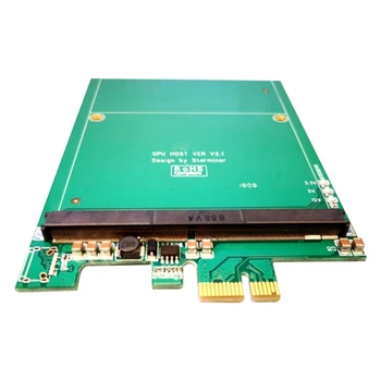 PCI-E MXM3.0 graafikakaart PCI Express X1, et MXM 3.0 Tõstja Ärkaja Kaardi Adapter Converter Pardal LED BTC Kaevur