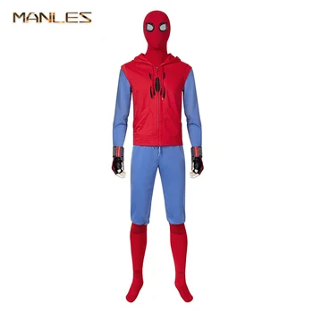 Peter Parker Cosplay Kostüüm Spiderman Filmi Spider-Man: Lieder Cosplay Kostüüm Halloween
