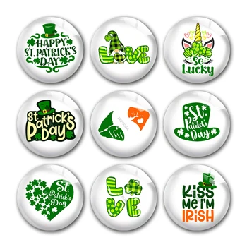 St. Patrick ' s Day Armastus Iiri Näputäis lähteenmäki Klaas kivi ümber Demo Korter Tagasi DIY Ehteid Teha Järeldust, Asjade Snap Nuppu