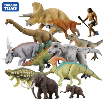 TAKARA TOMY Loomade Dinosaurus Mudel Ankylosaurus Futabasaurus Türannosaurus Rex Velociraptor Ühine Liikuvad Mänguasjad Sünnipäeva kingitus
