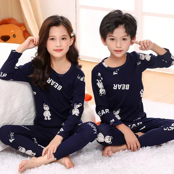 Teismeliste Pidžaama Uus Suur Tüdrukud Poisid Sleepwear Väikelapse Riideid Puuvill Laste Riiete Komplektid Kids Nightwear Talvel Beebi Pidžaamad