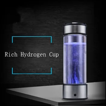 Vesiniku Rikas Generaator Elektrolüüs Ionisaator H2 Vee Pudel Nano Cup Jaapani Käsitöö Mini Puhas H2 Ventilaator Laetav