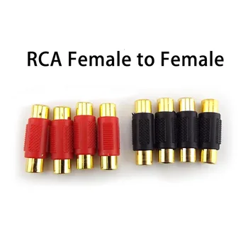 Video RCA Female to Female Connector RCA Paar Dual Audio Adapter Plug CCTV AV Pikendus Juhe, Kaabel 2/4/10tk