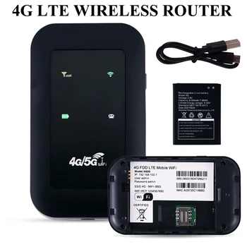 WiFi Repeater Tasku 4G LTE Ruuteriga Signaali Võimendi Võrgustik Expander Mobiilne Hotspot Wireless Mifi Modem Router SIM-Kaardi Pesa