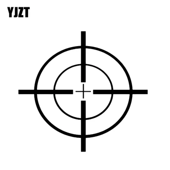 YJZT 12.5*11.7 CM Lahedam Target Shooting Suur Graafiline Relv Auto Vinüül Kleebised Kõrge Kvaliteedi Teenetemärgi Tarvikud C12-0355