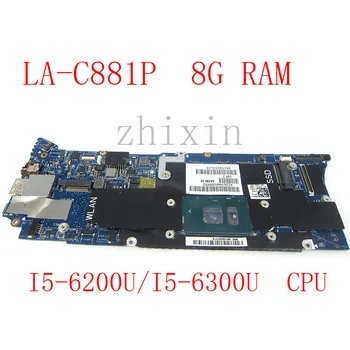 yourui dell XPS 13 9350 Sülearvuti Emaplaadi koos i5-6200U CPU 8GB CN-076F9T 76F9T LA-C881P Sülearvuti Emaplaadi 100% testitud